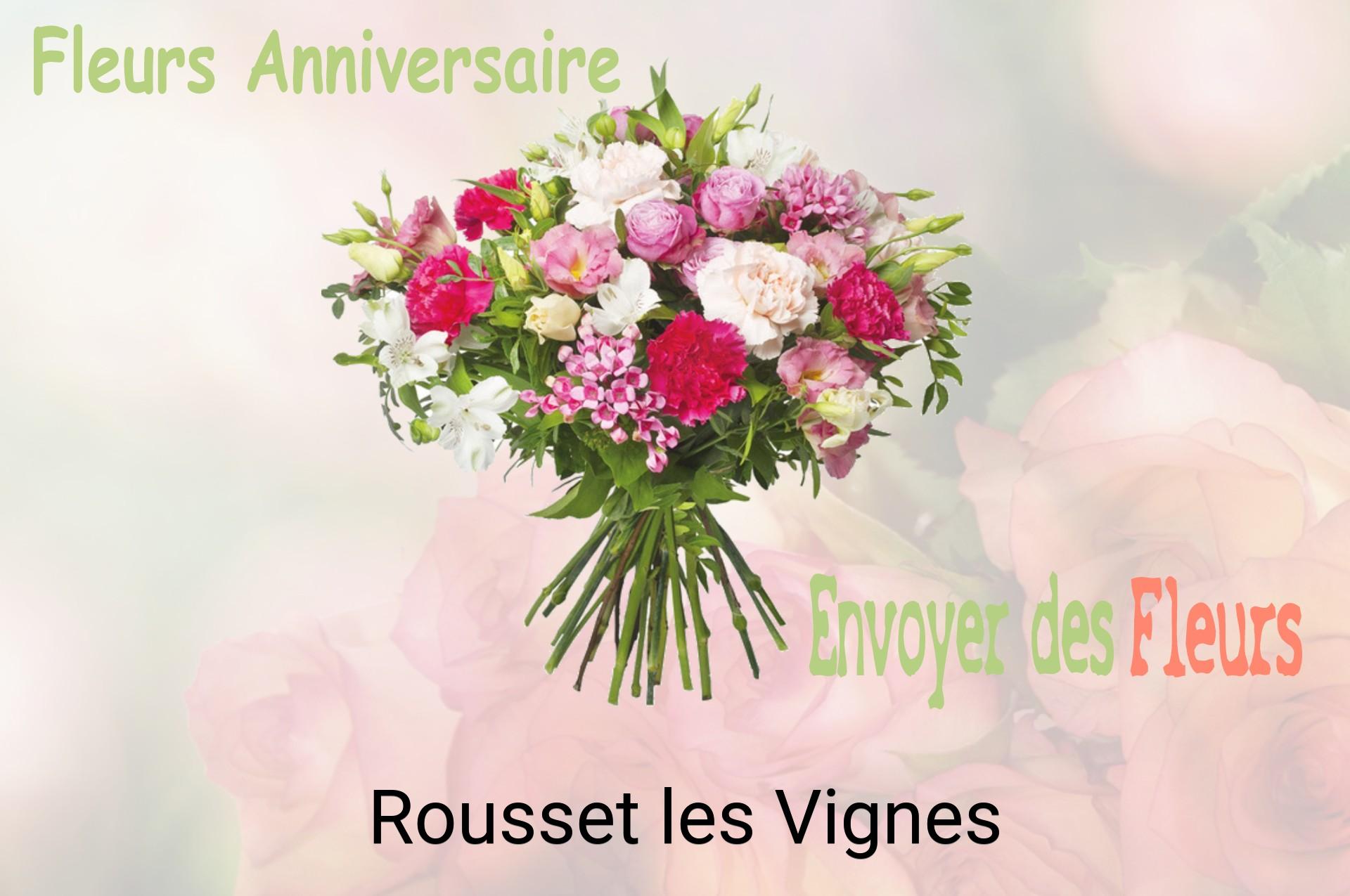 Bouquet de fleurs d’anniversaire livré à Rousset-les-Vignes