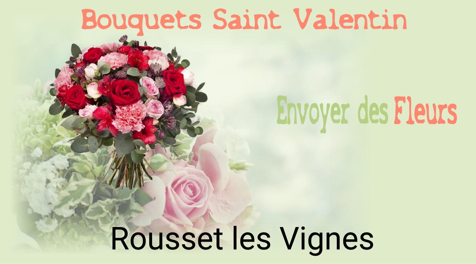 Roses de Saint-Valentin livrées à Rousset-les-Vignes